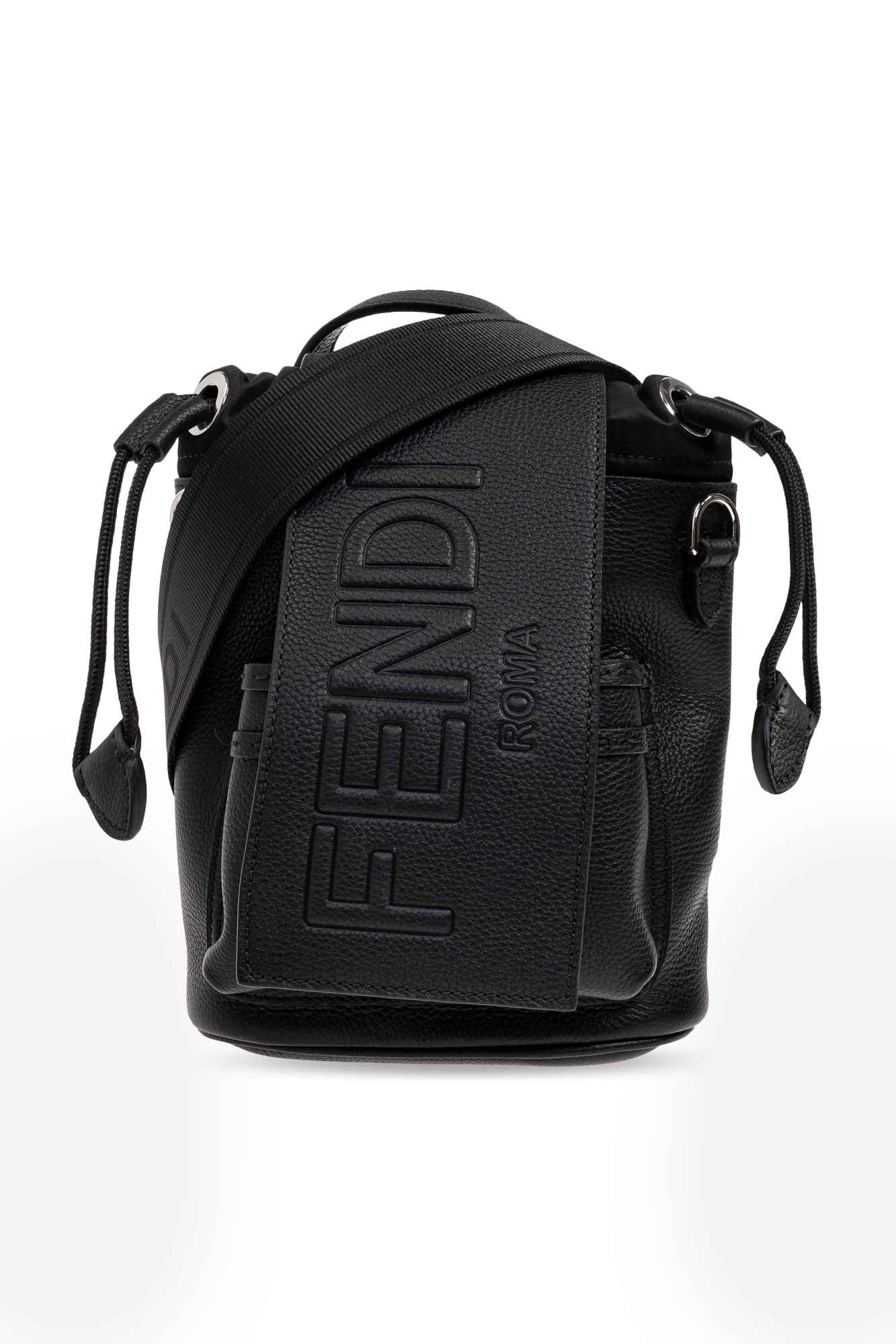 *FENDI*Black Leather Roma ショルダーバッグ Black Leather shoulder bag Fendi - Vitkac AS